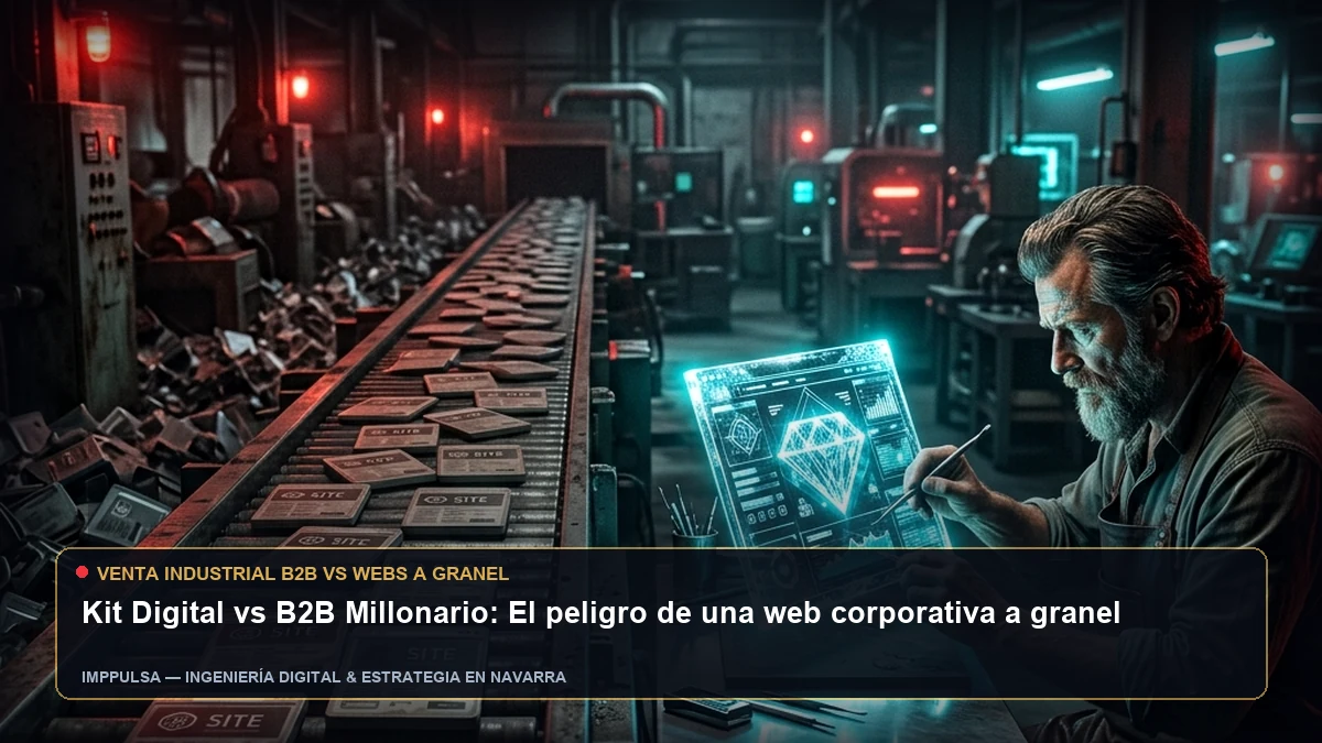 Kit Digital para pymes industriales frente a webs genéricas a granel