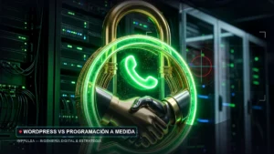 WordPress vs desarrollo a medida comparativa de plataformas web y rendimiento — Imppulsa Navarra