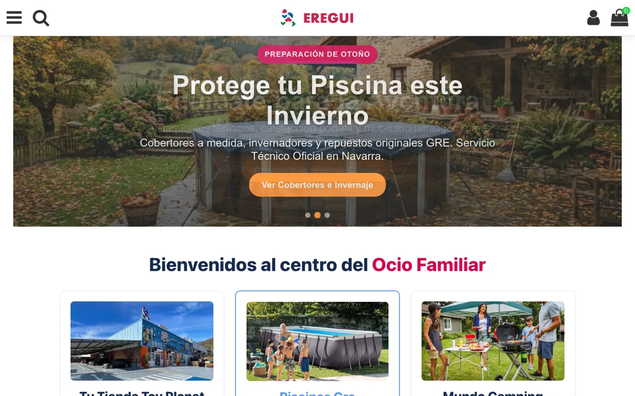 web de Eregui (Ahora)