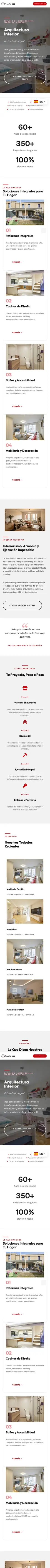 Web de Muebles Pascual en móvil