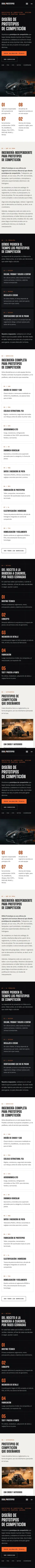 Web de ERGA Prototipos en móvil